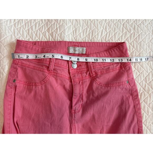 Junior Women's RUE 21 Jeans Rusty Pink Size 7/8 - Picture 6 of 9
